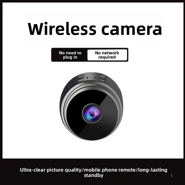 Camera Wireless WiFi Mobile Remote Home Surveillance HD Plug-in No Network Needed Photography Monitor_voghion.com