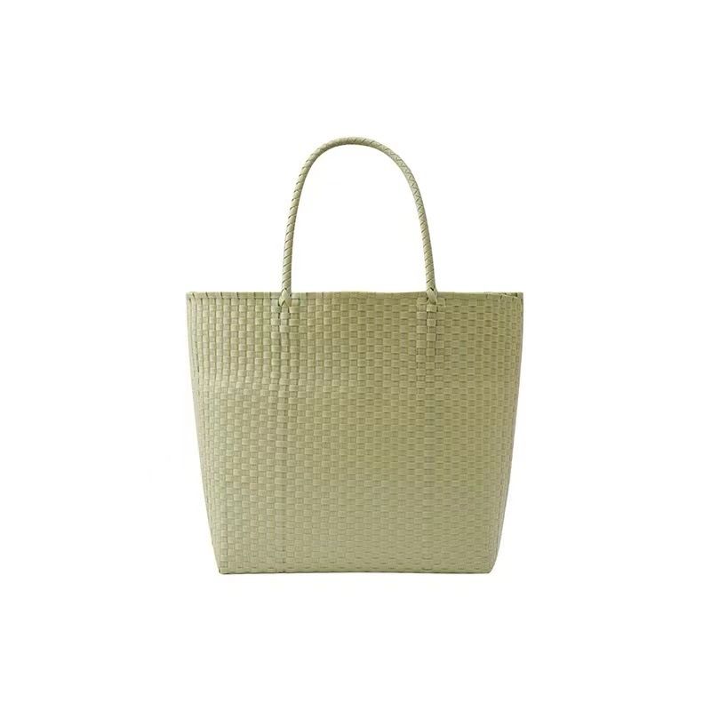 Sommer Stroh Urlaub Stil Schultertasche, handgemachte gewebte Tasche_voghion.com