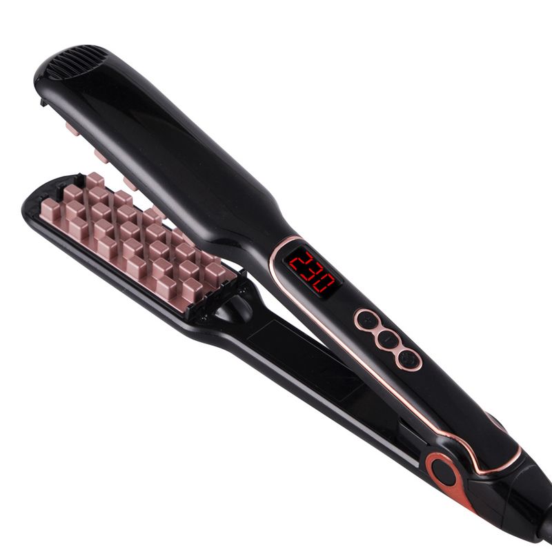Fluffy corn tin foil hot pressing straight clip board, dry wet dual-purpose fluffy magic tool for men and women's hair_voghion.com