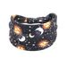 New Sports Starry Sky Moon Printed Bohemian Elastic Sweat-absorbing Women's Wide Edge Headband_voghion.com