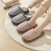 Women's Flat Sandals: Slip-on Designer Sliders, Warm Non-slip Rubber House Shoes 233b_voghion.com