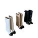Women's Chunky Heel Round Toe Knee High Riding Boots In Black, White & Beige - Classic Style Slip-On Boots For All Seasons Khaki Long Boots_voghion.com