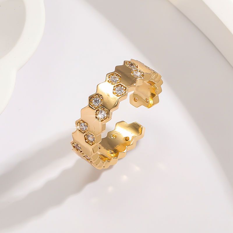 Personalized And Niche Starry Sky Ring With Geometric Shape Simple Style Fashionable Temperament Niche Design Sense Creative Index Finger Ring_voghion.com