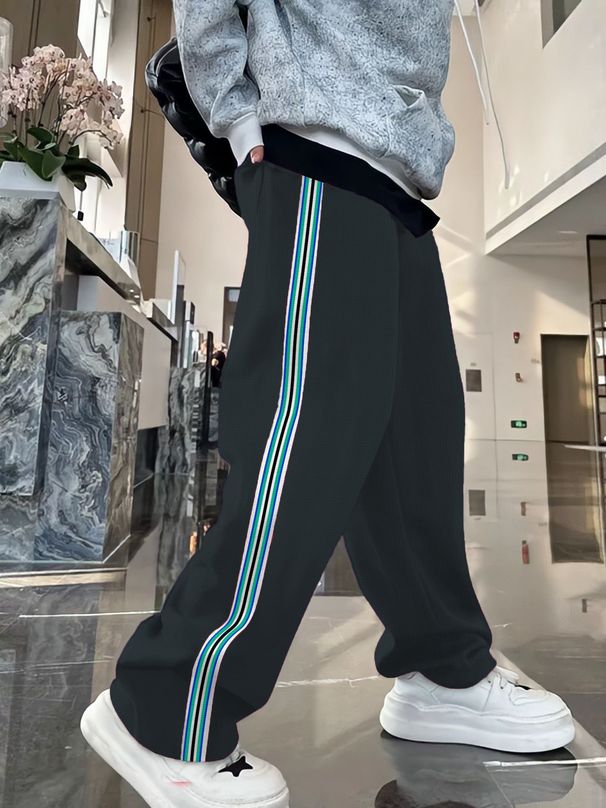 Men's Clothing Casual Walking Loose Pants Versatile Wide Leg Pants Lazy Sports Pants_voghion.com