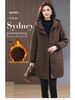 Damen Mittellanger Steppmantel Aus Baumwolle Mit Kapuze, 2024 Winter Übergröße Schlankheitsjacke Für Mütter Mittleren Alters_voghion.com