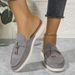 Mules femininas de bico fechado para a primavera - Mocassins sem cadarço com palmilha acolchoada, chinelos casuais e sandálias para áreas externas_voghion.com