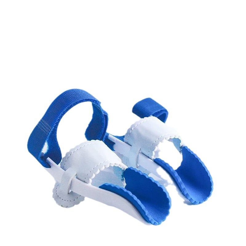 Hallux Valgus-Korrektur für den großen Zeh, Hallux-Valgus-Korrektur, Inversion des großen Zehs, geteilter Zeh, Männer und Frauen, blaue Kunststoffhalterung_voghion.com