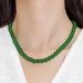 Ketten Chinesische Natürliche Grüne Jade Runde Perlen Halskette Handgeschnitzte Jadeit Mode Charme Schmuck Zubehör Amulett Für_voghion.com