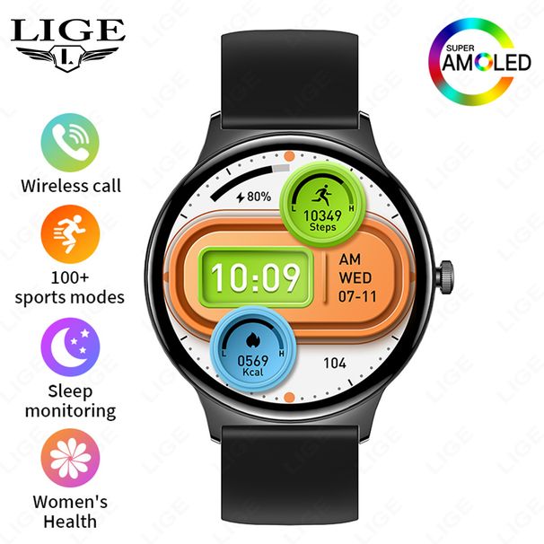 Women's Smart Watch Heart Rate Blood Oxygen Bluetooth Call Voice Assistant Heart Rate Pedometer Sports Watch_voghion.com