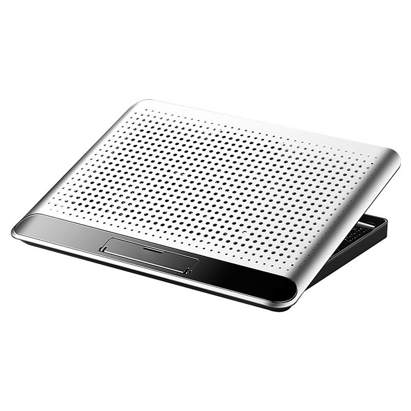 Xinweiqing Dispositivo di raffreddamento per laptop Supporto per notebook da gioco Dual USB portatile silenzioso regolabile per ufficio_voghion.com