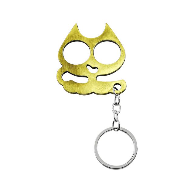 Mini porte-clés en forme de chat secouant mignon de dessin animé_voghion.com