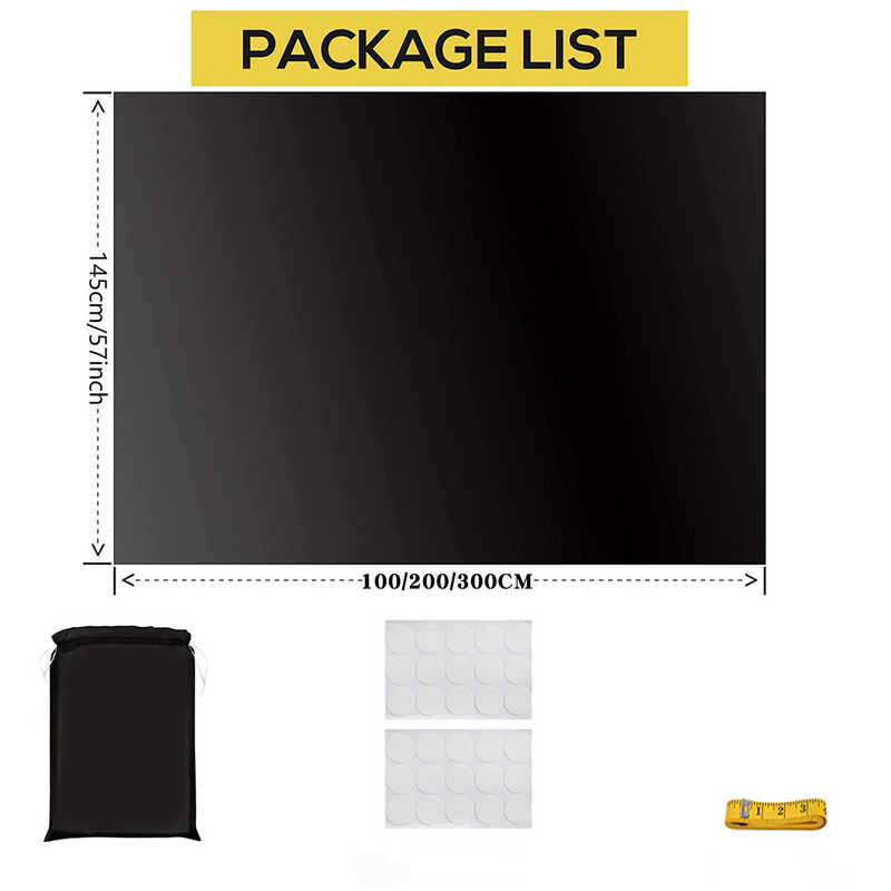 Portable Full Blackout Curtains Diy Travel Temporary Punch Free Paste Nursery Curtains_voghion.com