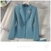 Women's Clothing Green Suit Jacket Spring And Autumn Commuting Waist Professional Wear High End Work Clothes_voghion.com