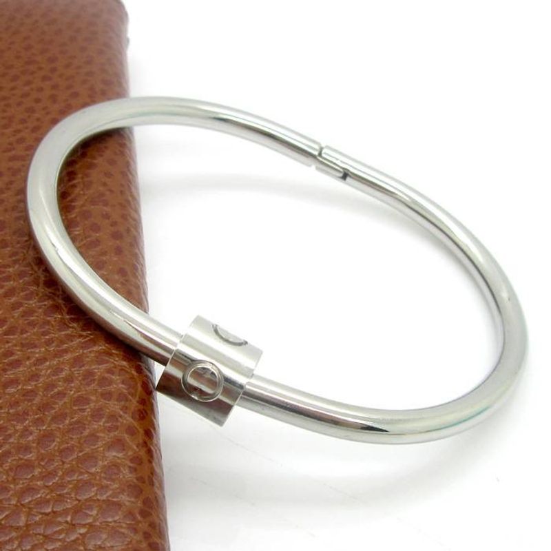 Buckle Style Celebrity Style Love Couple Bracelet Twist Screw Pattern Female Bracelet_voghion.com