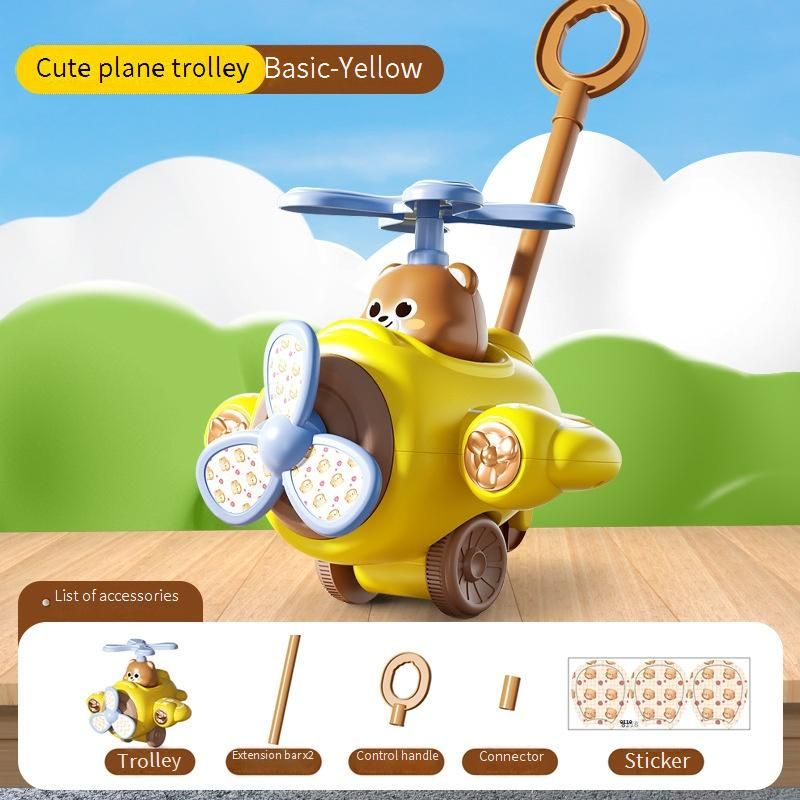 Baby Walker Push Toy – Musical Light-Up Airplane For Toddlers (1-2 Years)_voghion.com
