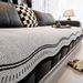Chenille Wave-Pattern Sofa Cushion – Customizable Non-Slip Seat Pad For Modular Sectionals (Luxury Textured Design)_voghion.com