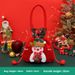Christmas Gift Bags With Plush Characters - Santa, Snowman & Reindeer Designs For Candy, Apples & Holiday Treats_voghion.com