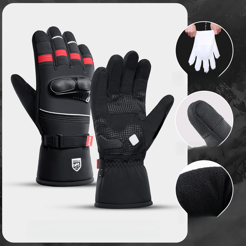 Modische neue Winterhandschuhe zum Reiten, kratzfest, sturzsicher, winddicht, wasserdicht und verschleißfest_voghion.com