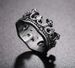 Jewelry Ancient Roman Crown Titanium Steel Unisex Personality Ring_voghion.com