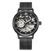 Huangshi New Hollow Fully Automatic Mechanical Waterproof Tourbillon Business Brand Genuine Leather Popular Men's Watch_voghion.com