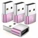 5pcs Aluminum Alloy Type C Mini Portable OTG Data Multifunctional Universal USB Receiver Adapter_voghion.com