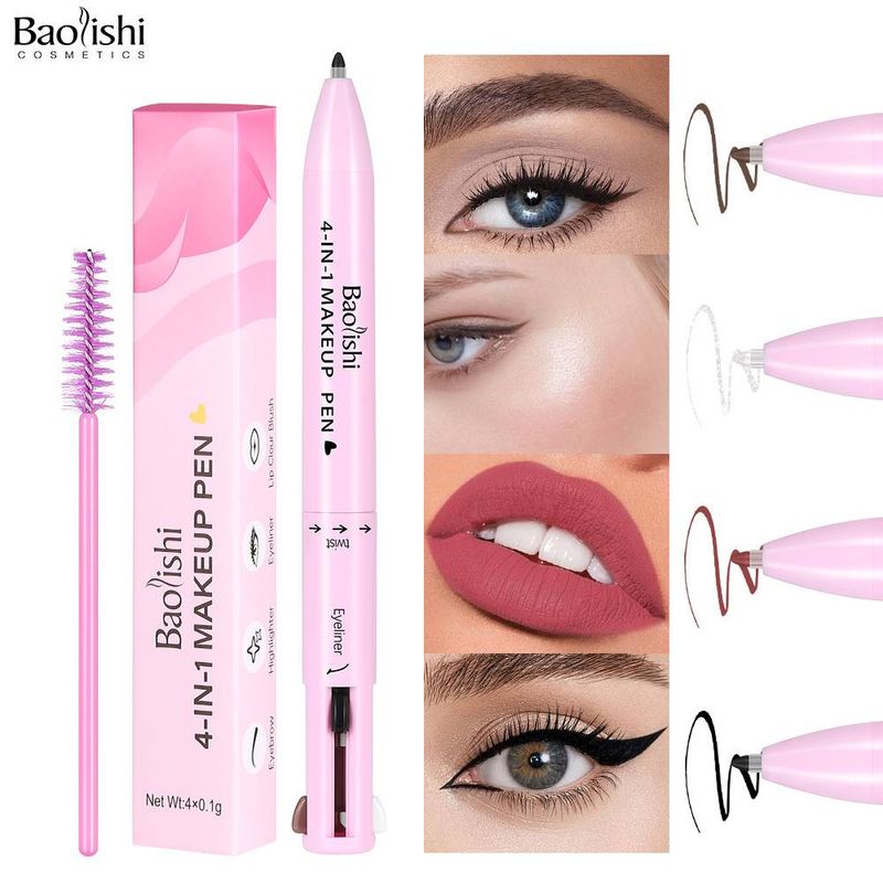 4-i-1 Makeup blyant High Gloss lip Liner_voghion.com