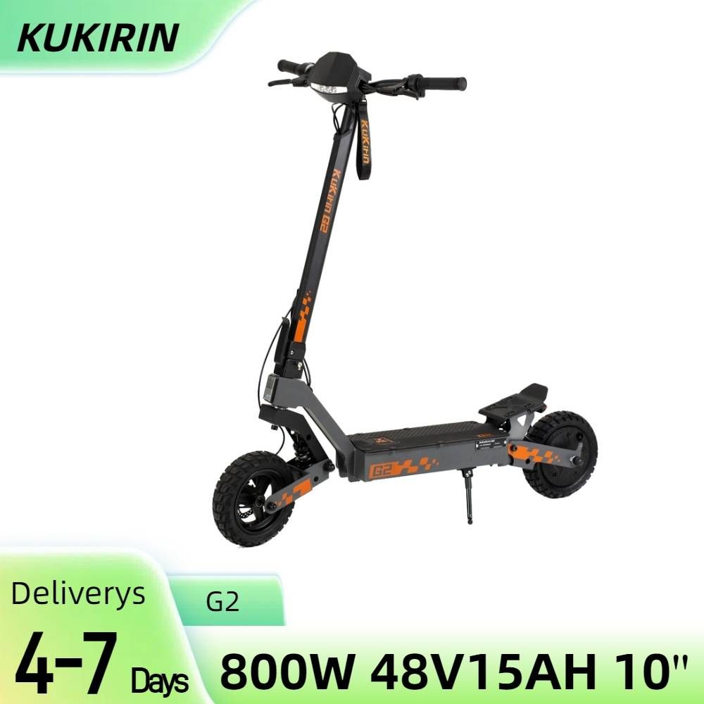 Kukirin G2 foldbar elektrisk scooter 800W motor 48V 15Ah batteri 10 tommer _voghion.com