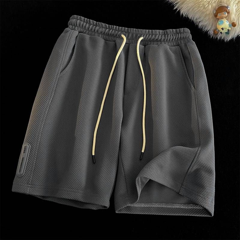 Herrenbekleidung Sommershorts Herren Trendy Hübsche Lockere Vielseitige Gerade Shorts Sommer Dünne Freizeithose Herren Große Shorts_voghion.com