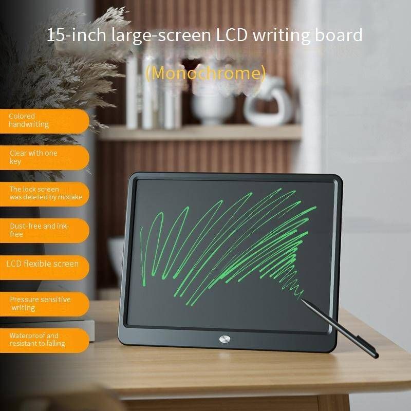 Ainol 15 inch LCD-schrijftablet, kleurrijk en uitwisbaar tekenbord, oogbeschermingsscherm, perfect cadeau voor kinderen, studenten en kunstenaars_voghion.com