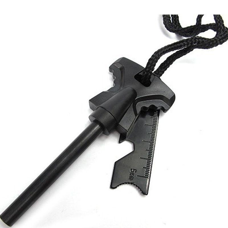 Survival Wild Survival Pietra focaia a forma di farfalla grande con manico largo_voghion.com