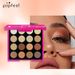 Lidschatten POPFEEL 16 Farben Rosa Lidschatten Perlglanz Matt Erdfarben Lidschatten Palette Make-Up_voghion.com