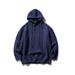 Nanxia Disguise Autumn New Solid Color Drawstring Hooded Sweater Lazy Casual Loose Sweatshirt For Men_voghion.com