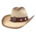 Stroh Sonne Strand Sommer Sonnenschirm Für Männer Und Frauen Panama Fedora Western Cowboy Hut_voghion.com