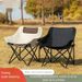 Mountain Guest Moon Camping Outdoor Dobrável Portátil Reclinável Banco de Pesca Mesa de Piquenique de Praia Cadeira_voghion.com