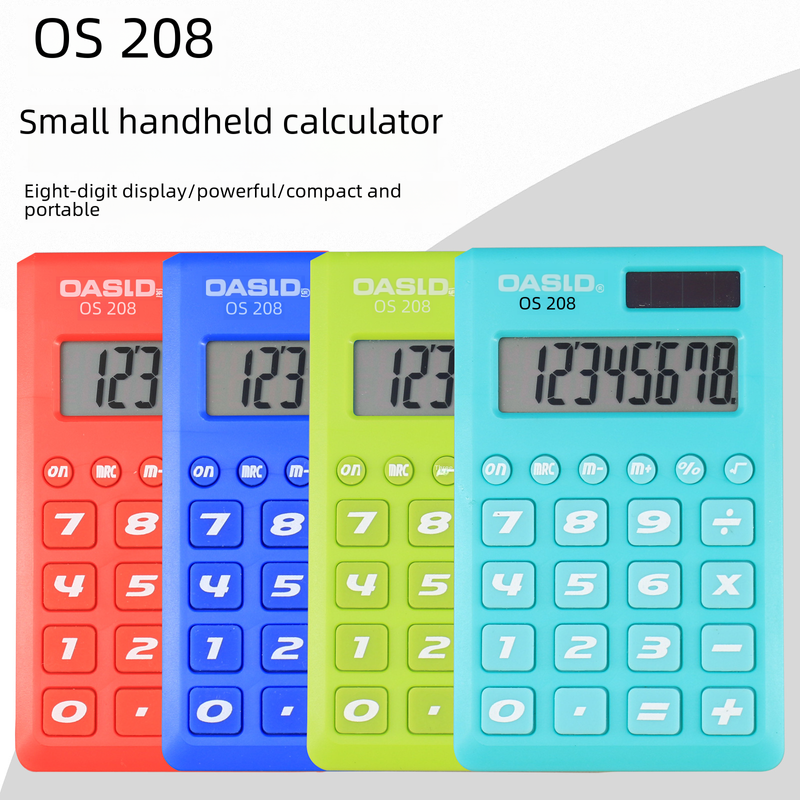 8-bit Color Student Calculator Mini Calculator Portable Cute_voghion.com