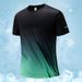 Men's Clothing Ice Silk Short Sleeve Thin Gradient Casual Sports Outdoor T Shirt_voghion.com