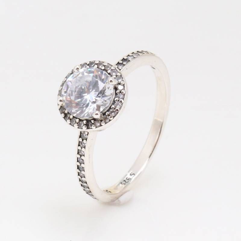 Inel elegant clasic din argint placat cu cupru alb, inel creativ cu cristale, inel cu ou de porumbel_voghion.com