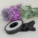 Mobile Phone Ring Photography Focusing LED 15X Magnifying Clip Lens Silver Coin Jewelry Emed Stamp Appraisal_voghion.com