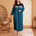 Plus Size Boho Maxi Dress With Ethnic Print – Flowy High Waist Long Sleeve Tunic Dress For Women, Loose Fit Comfortable & Stylish (0XL-4XL)_voghion.com