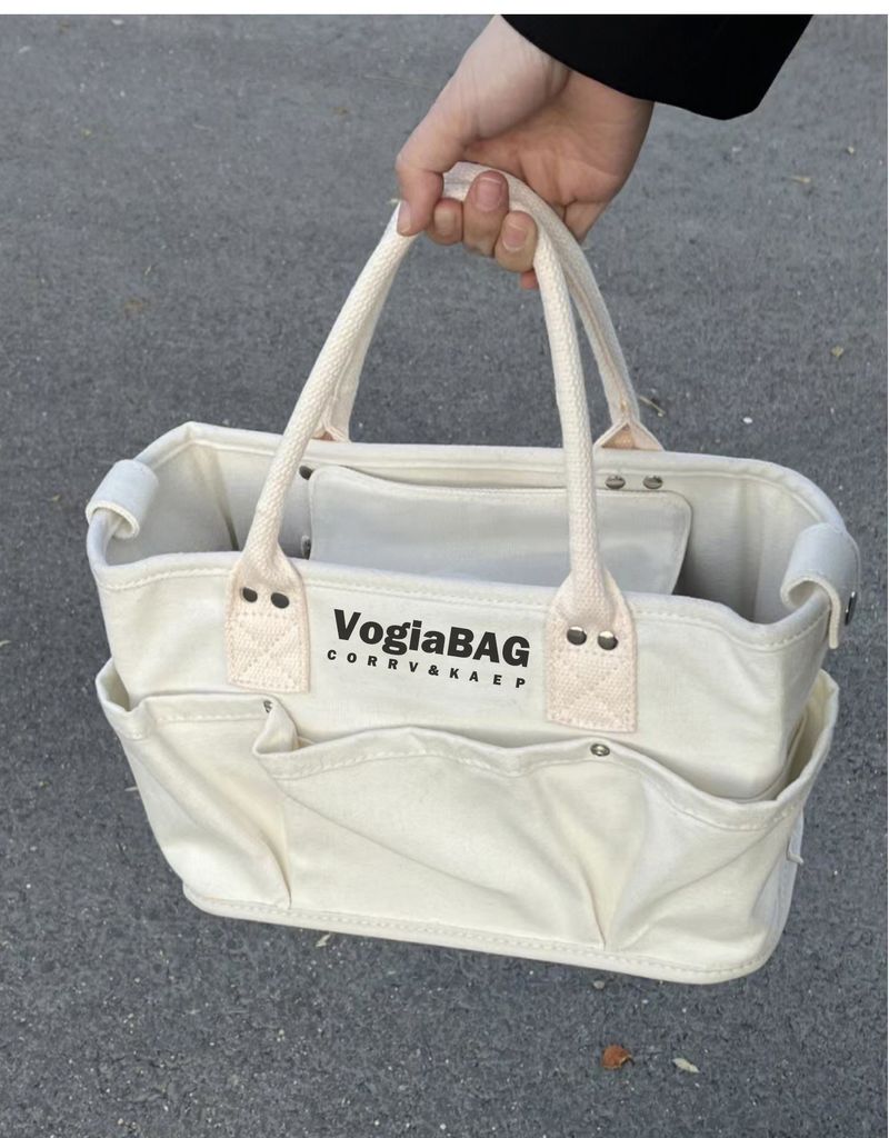 2025 Neue große Kapazität Outdoor Pet Leichte Mama Baby Canvas Damen Tragetasche_voghion.com