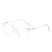Blue Light Blocking Full Round Non-Prescription Radiation Protection Unisex Fashion Frame Glasses Spring_voghion.com