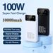Carregador portátil externo de 100 W com carregamento super rápido de 20.000 mAh para Huawei, Samsung, iPhone 15 e Xiaomi_voghion.com