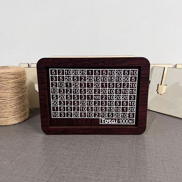 Unisex populārā naudas kaste ar letes koka amatniecības koka krājkasīti monētu krājkasītei_voghion.com