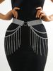3237 New Women's Side Hanging Waist Chain With Rhinestones Tassels For Weddings, Parties, And Everyday Wear_voghion.com