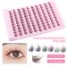 False Eyelashes Color Segment Grafting False Eyelashes Natural Large Capacity Single Cluster Hair Eyelashes_voghion.com