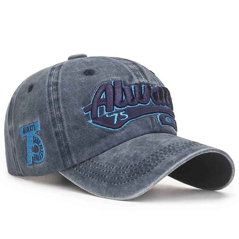 Designer new washed retro adjustable baseball cap for men casual to do old EuropeAn-American style visor hat soft top hat for women_voghion.com