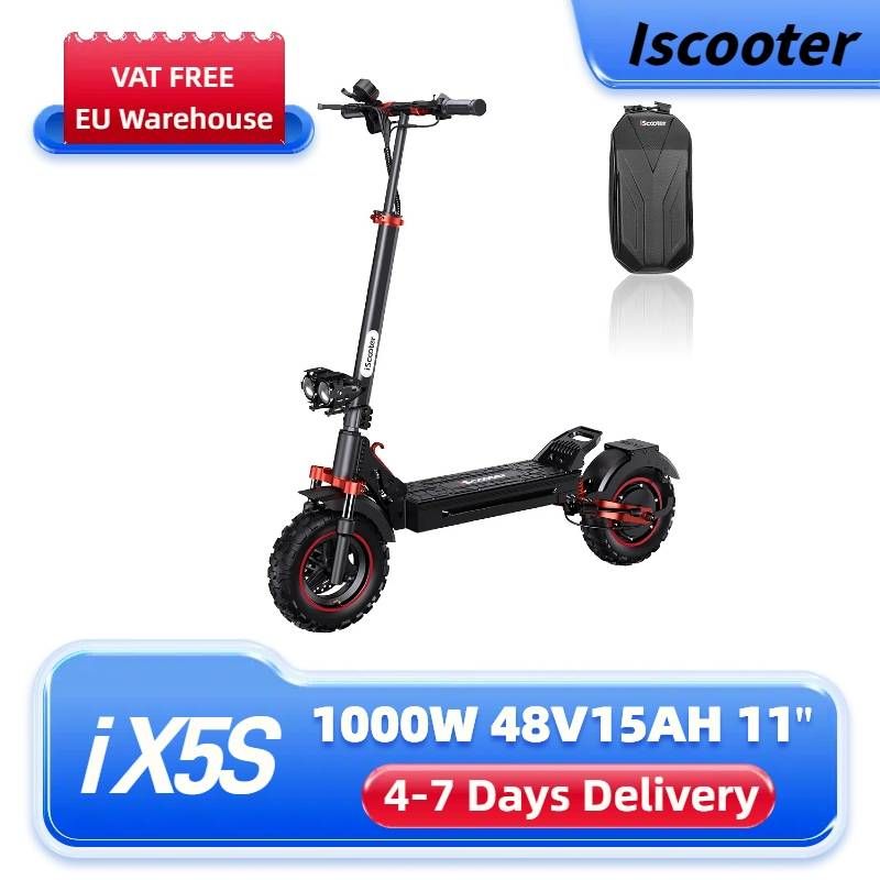 ISCOOTER IX5S 11" Terenski električni skuter 1000 W motor 48 V 15 Ah baterija_voghion.com