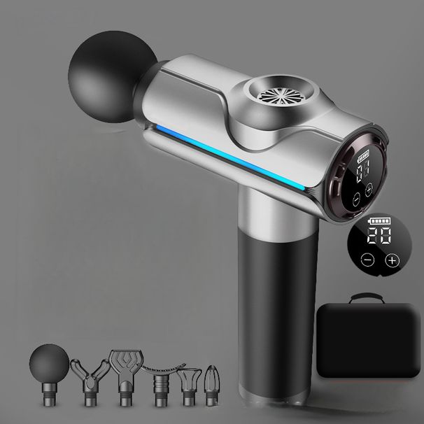 Multi-Position Vibrating Gun Fitness Multi-Functional Muscle Massager Home Fascia Full Body Relaxation Smart Massage_voghion.com