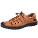 Herren Sandalen Sommer Neue Outdoor Strand Hohl Atmungsaktive Clogs Weiche Unterseite Rutschfeste Herren Freizeitschuhe Fashion Hundred Casual Daily_voghion.com