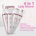 4-in-1 Painless Electric Epilator Trimmer For Face Body Bikini Nose Legs_voghion.com